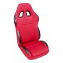 Sportovní sklápěcí sedačka řidiče - červená