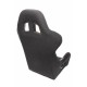 Sportovní sedačka skořepinová pevná - černá (1)