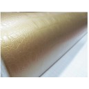 Imitace kůže krokod&yacute;l zlat&aacute; polepov&aacute; f&oacute;lie 152x1500cm - interi&eacute;r/exteri&eacute;r_1
