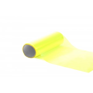 Fluorescenční žlutá fólie na světla 30x300cm_1